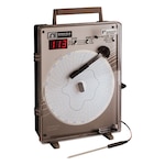 Circular Temperature Chart Recorder with Type J Thermocouple