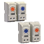 Adjustable Temperature Thermostats with DIN Rail Mounting