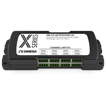 X-Series - 8 Channel RTD Temperature Logger