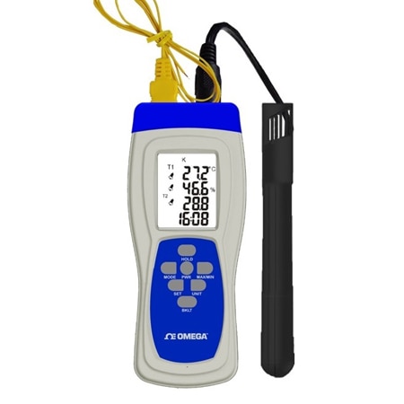 Handheld Temperature/Humidity Meter with SD Card Data Logger