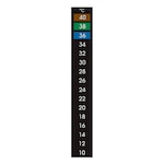 7 or 16 Label Reversible Liquid Crystal Strips up to 100°C