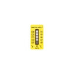 5 Point Non-Reversible Temperature Label